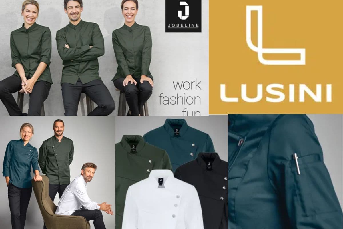 Workwear Revolution: LUSINI JOBELINE’s Trendy Uniforms and Back-of-House Essentials on Offer